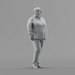 Lowpoly Female Standing