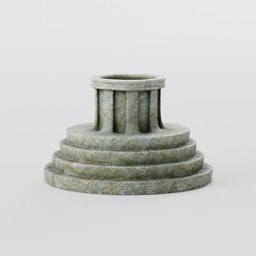 Font - Fountain at top of steps