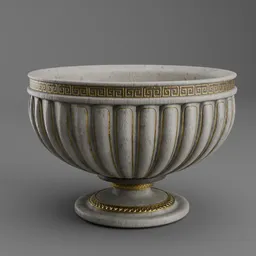 Antique Roman Marble Basin