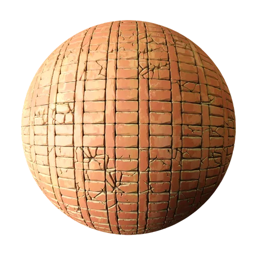 Stylized Red Bricks