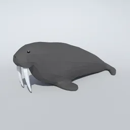 Low Poly Walrus