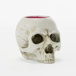 Tealight Skull Photoscan