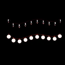 Procedural curve to bulb/latern (windy)