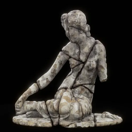 broken statue of La_Nymphe_Salmacis_dmg