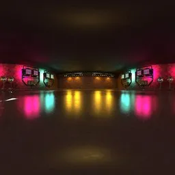 Magenta Cyan Cinematic Studio RGB