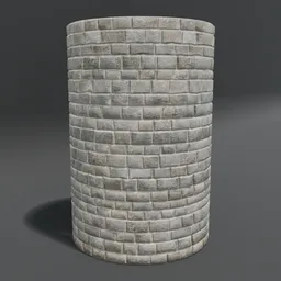 Stone Cylinder Post Pillar Temple