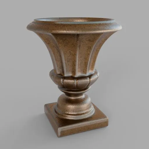 Antique Gilded Gold Urn