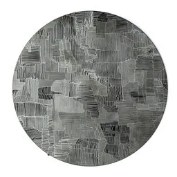 Spinning Lace Olive Round Carpet