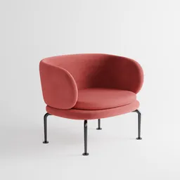 Soave armchair with arms