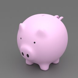 Cute Pink Pig Piggy Bank