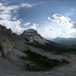 Rocky Mountain Cloudy Day