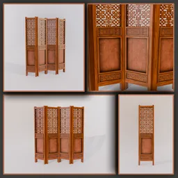 Folding Screen Room Divider
