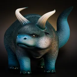 Bullhorn Beast Rigged
