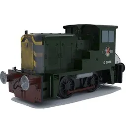 BR Class 02 Shunter in BR Green