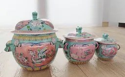 CCL Prop Nyonya Porcelain Pot 06