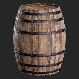 Medieval Storage Barrel