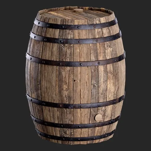 Medieval Storage Barrel