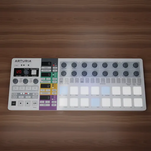 DJ MIDI Arturia beatstep pro White