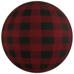 Red Black Checkered Texture