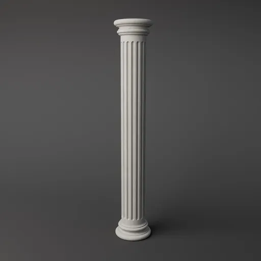 Classic Marble Column | Facades models | Blendkit
