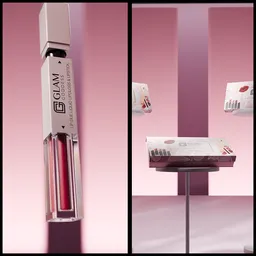 Duo lipstick packing in box