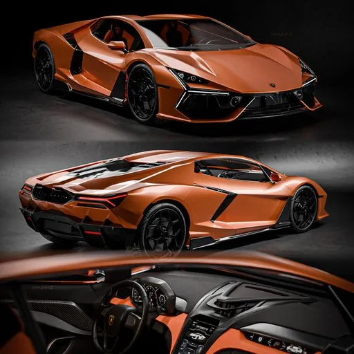 Lamborghini Revuelto 3d model car