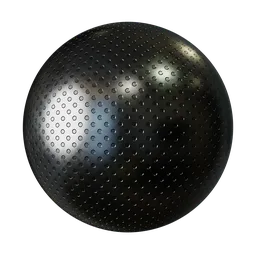 Detailed PBR Metal Pattern Material for 3D Rendering, Dot Texture, Versatile for Blender and Other Applications