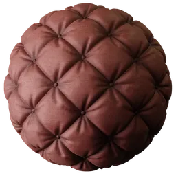 Quilted Fabric Red