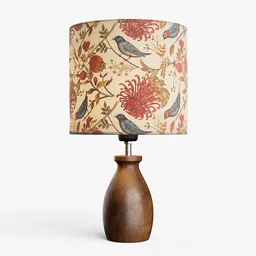 Floral Fabric Table Lamp