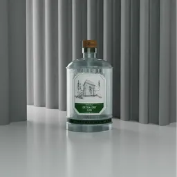 Gin Wishkey bottle