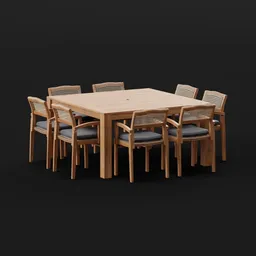 Teak Outdoor Dining Set