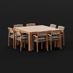 Teak Outdoor Dining Set
