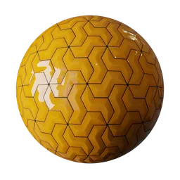 Stylized Geometric Honeycomb Tiles