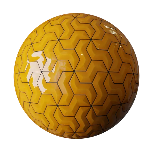 Stylized Geometric Honeycomb Tiles