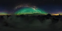 Aurora Northern Lights Mountains