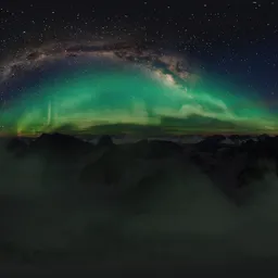 Aurora Northern Lights Mountains