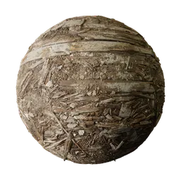Chipped Broken Floor Boards