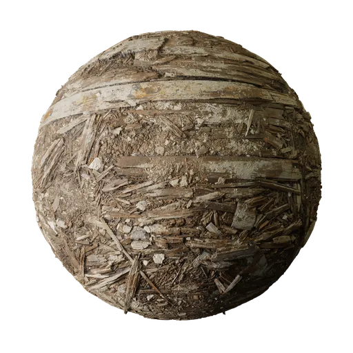 Chipped Broken Floor Boards