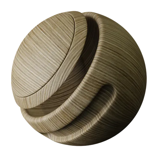 Linear Slat Oak Wood