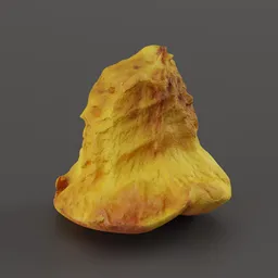 "Highly detailed Peach Core 3D model for Blender 3D with 8k textures and 3D scan technology. Perfect for fruit and vegetable category projects, mining-themed designs, or prehistoric settings. Accurately portrays a peach core with exquisite ornamentation."