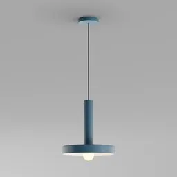 White and blue pendant Lamp