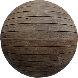 Weathered Brown Planks