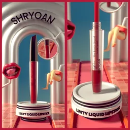 liquid lipstick Complete animation