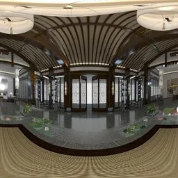 Chinese hotel lobby