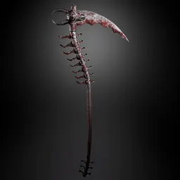 Bloody Scythe Soul Harvest Game Ready