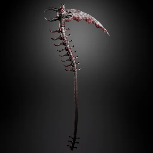 Bloody Scythe Soul Harvest Game Ready