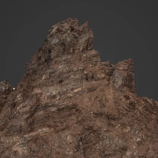 Rugged Mountain Peak Photoscan