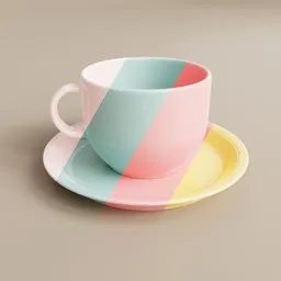 Ceramic plate & mug set