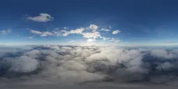 Aerial Landscape Clouds Sunny