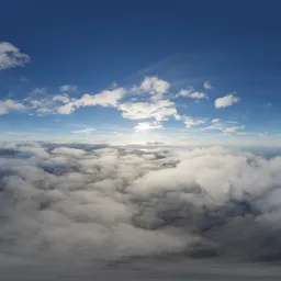 Aerial Landscape Clouds Sunny